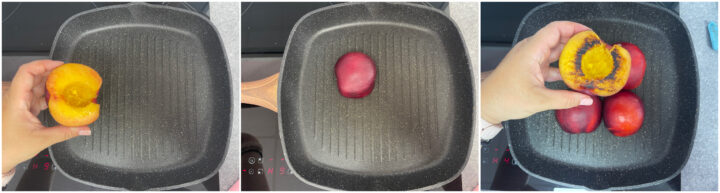 Pesche al gorgonzola ricetta