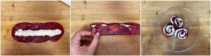 Rose di bresaola senza cottura ricetta