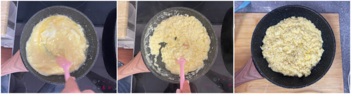 Uova strapazzate al parmigiano ricetta