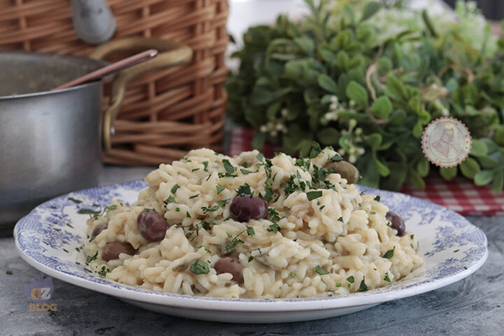 Risotto alla puttanesca in bianco ricetta