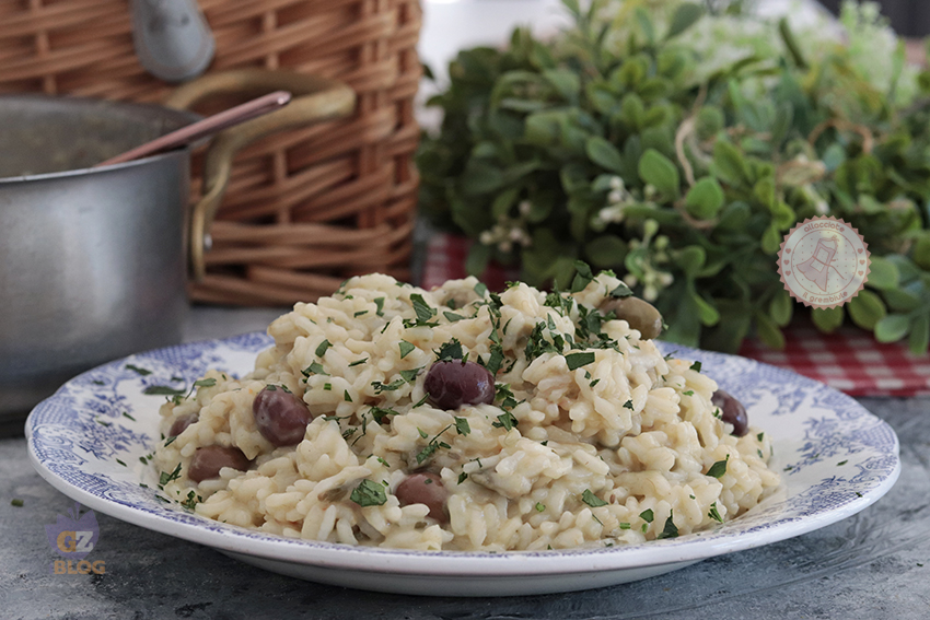 Risotto alla puttanesca in bianco ricetta