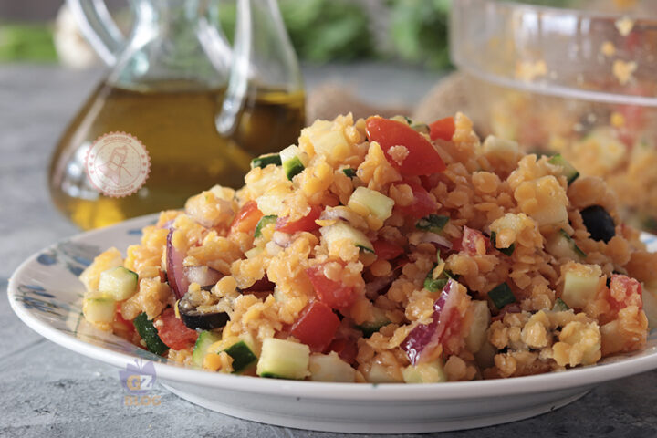 Insalata di lenticchie rosse ricetta