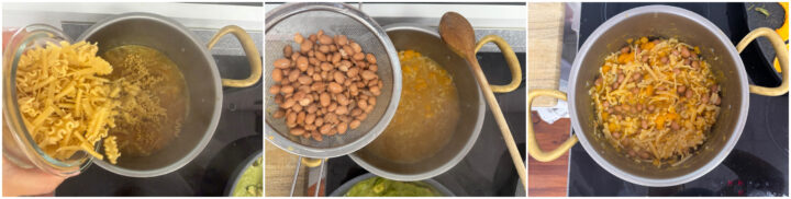 Pasta zucca e fagioli ricetta
