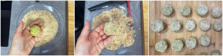 Polpette ceci e zucchine ricetta