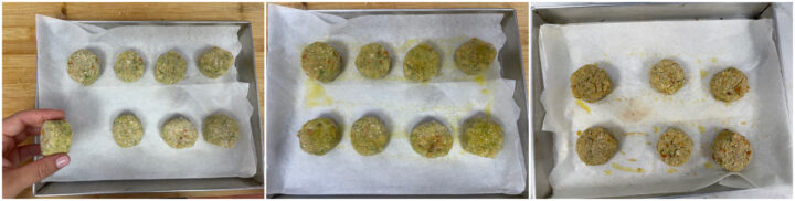 Polpette ceci e zucchine ricetta