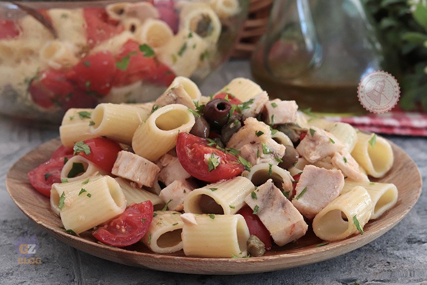 Pasta fredda con pesce spada ricetta