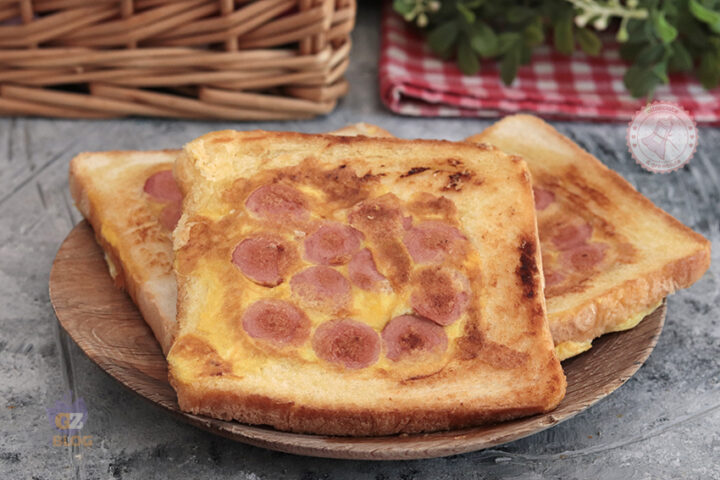 Toast farcito uova e würstel ricetta