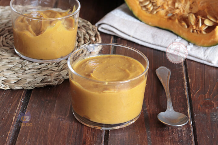Budino di zucca senza uova