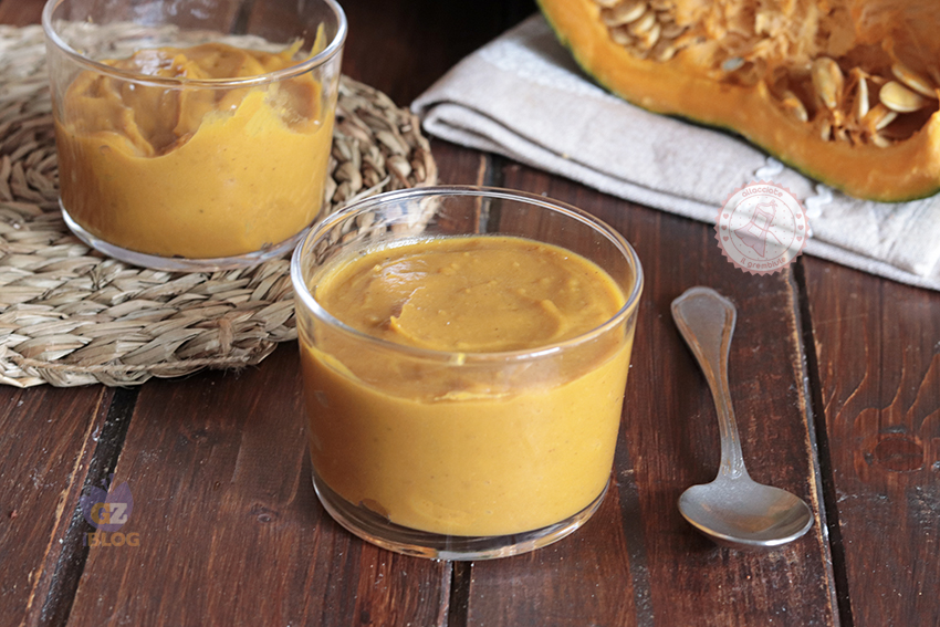 Budino di zucca senza uova