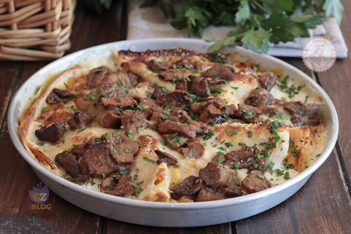 Crespelle zucca e funghi ricetta