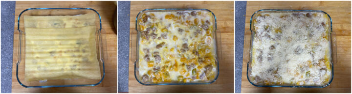 Lasagne zucca e salsiccia ricetta
