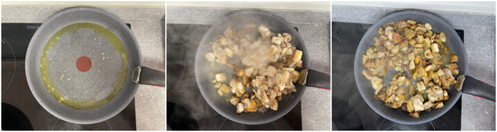 Pollo ai funghi ricetta
