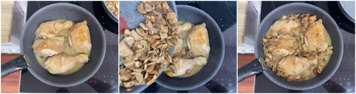 Pollo ai funghi ricetta