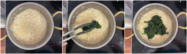 Risotto agli spinaci ricetta
