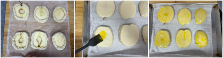 Sfogliatine mele gorgonzola e noci ricetta