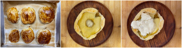 Sfogliatine mele gorgonzola e noci ricetta
