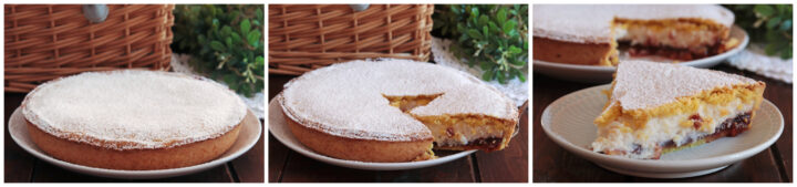Crostata ricotta e visciole ricetta