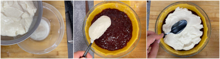 Crostata di ricotta e visciole ricetta