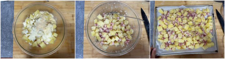 Patate al forno con pancetta ricetta