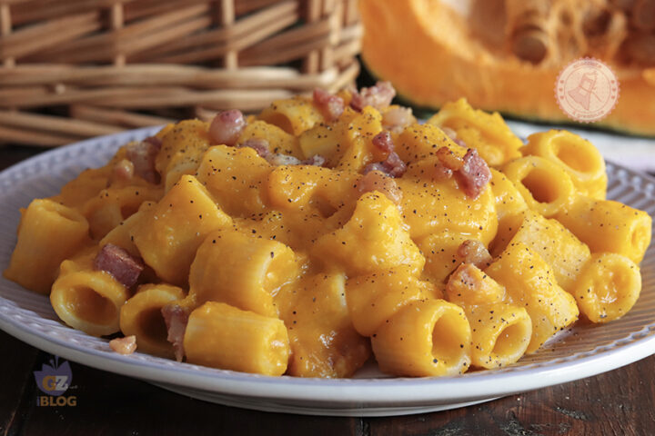Pasta zucca e pancetta ricetta