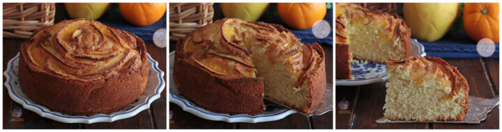 Torta mele e arance ricetta