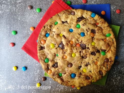 Torta cookies con M&M’s