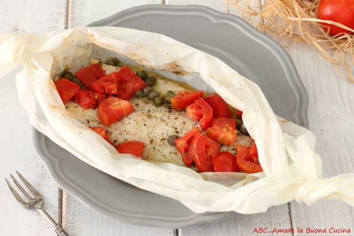 filetti di spigola al cartoccio
