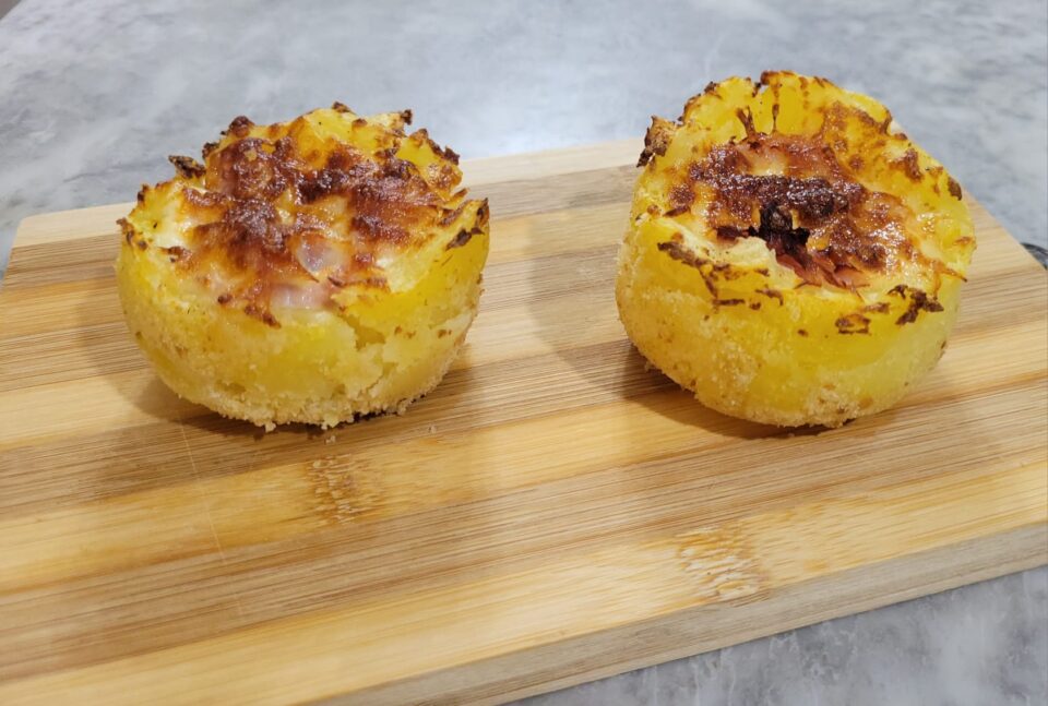 Muffin di patate in friggitrice ad aria