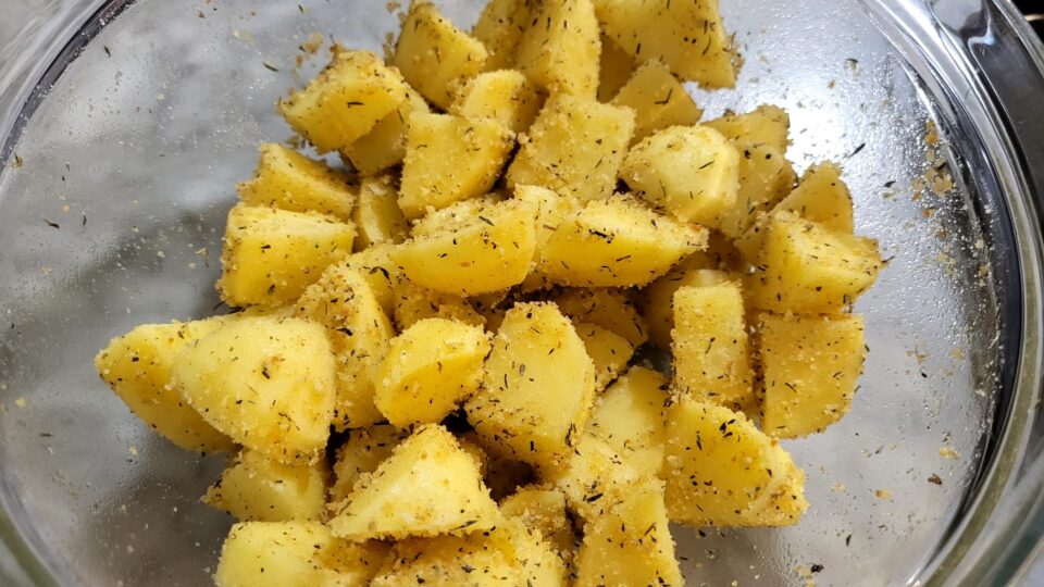 Patate Sabbiose in Friggitrice ad Aria