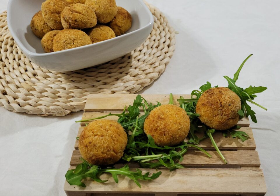 Polpette di Zucca e Ricotta in Friggitrice ad Aria