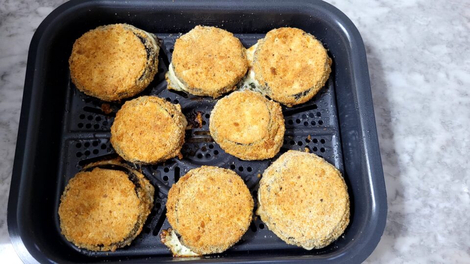 Cotolette di Melanzane Ripiene in Friggitrice ad Aria