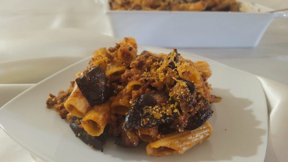 Pasta con Melanzane in Friggitrice ad Aria