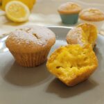 Muffin margherita con crema al limone in friggitrice ad ariaa