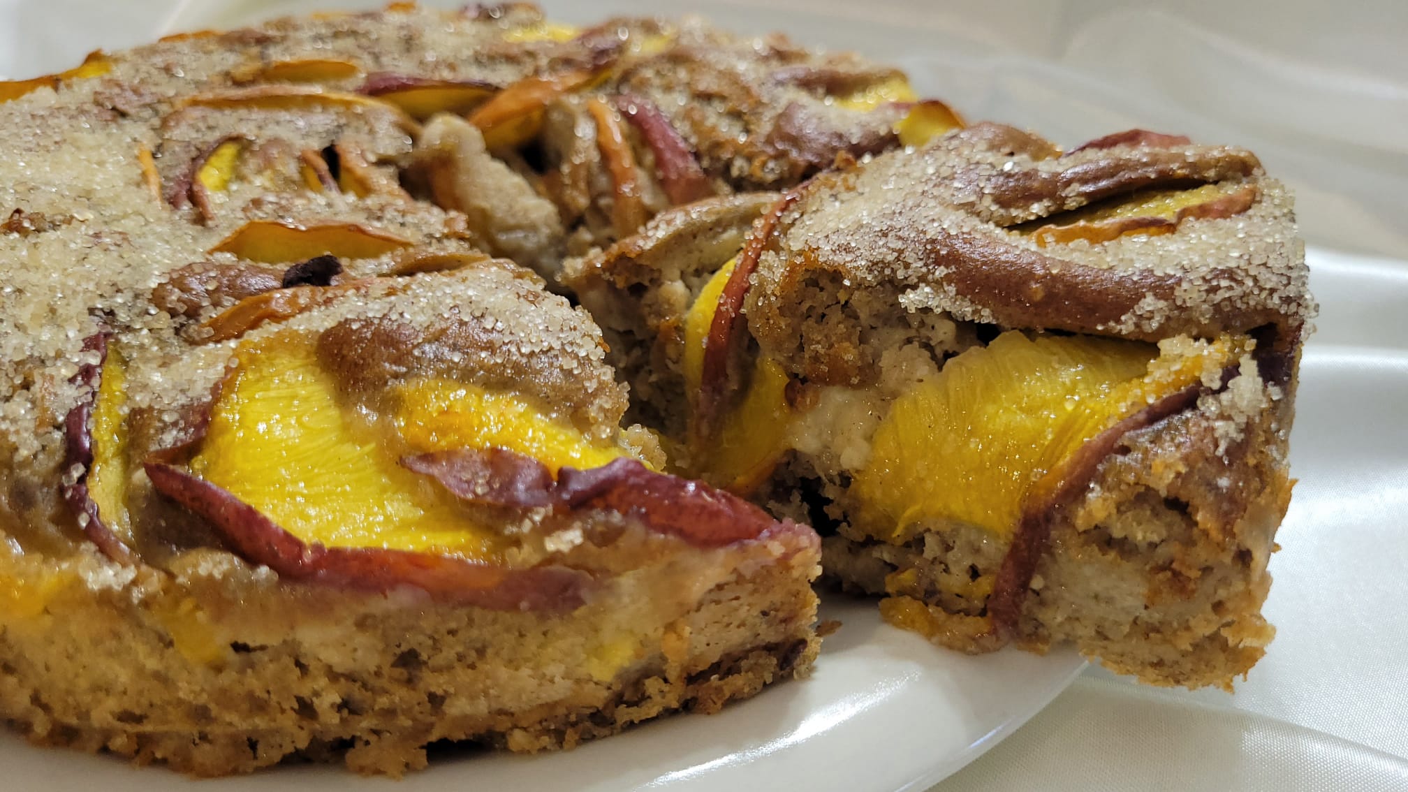 Torta di Pesche in friggitrice ad aria
