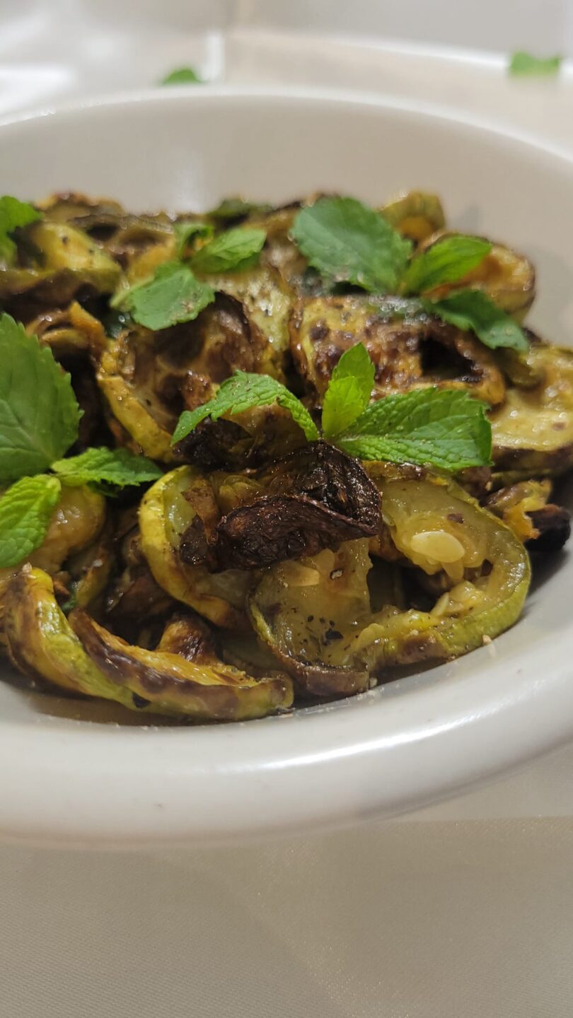 Zucchine alla Scapece in friggitrice adaria