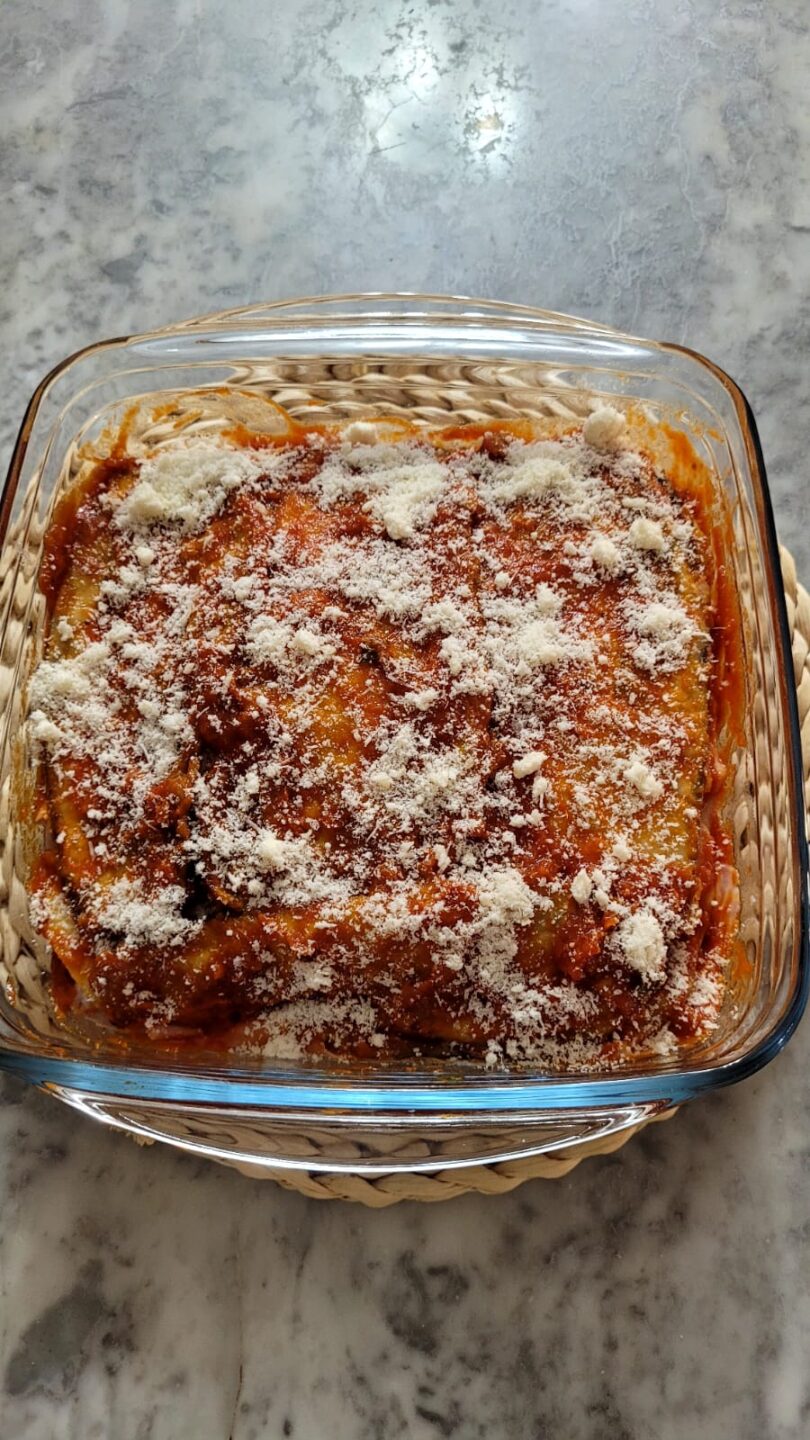 Parmigiana di Melanzane in Friggitrice ad Aria