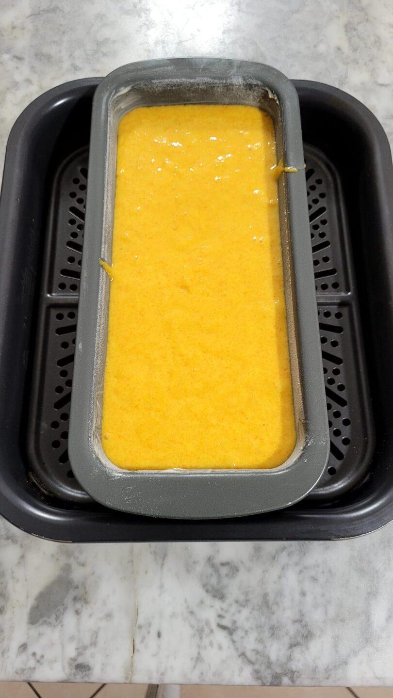 Plumcake alle Carote in Friggitrice ad Aria