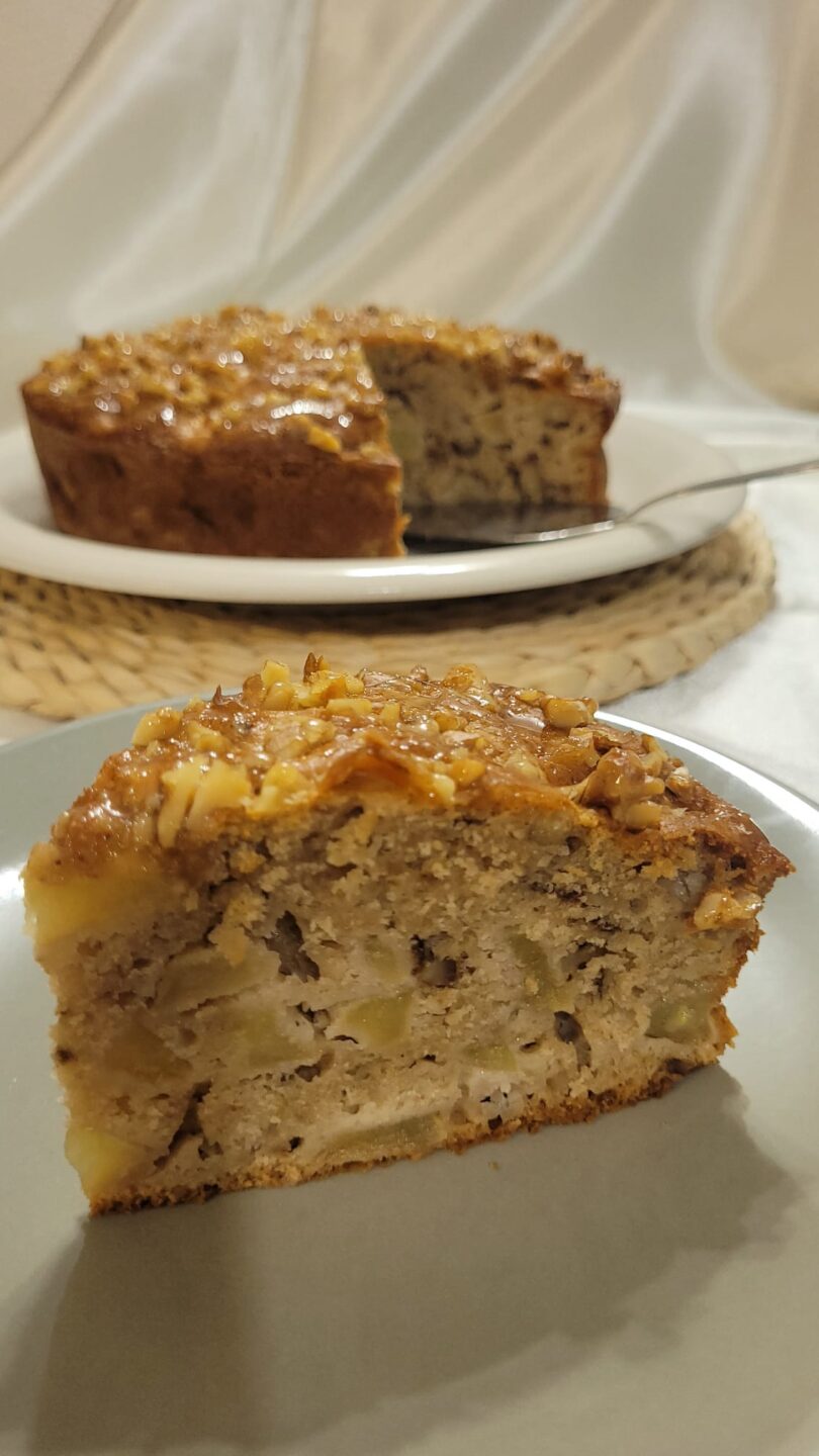 Torta di Mele e Noci in friggitrice ad aria