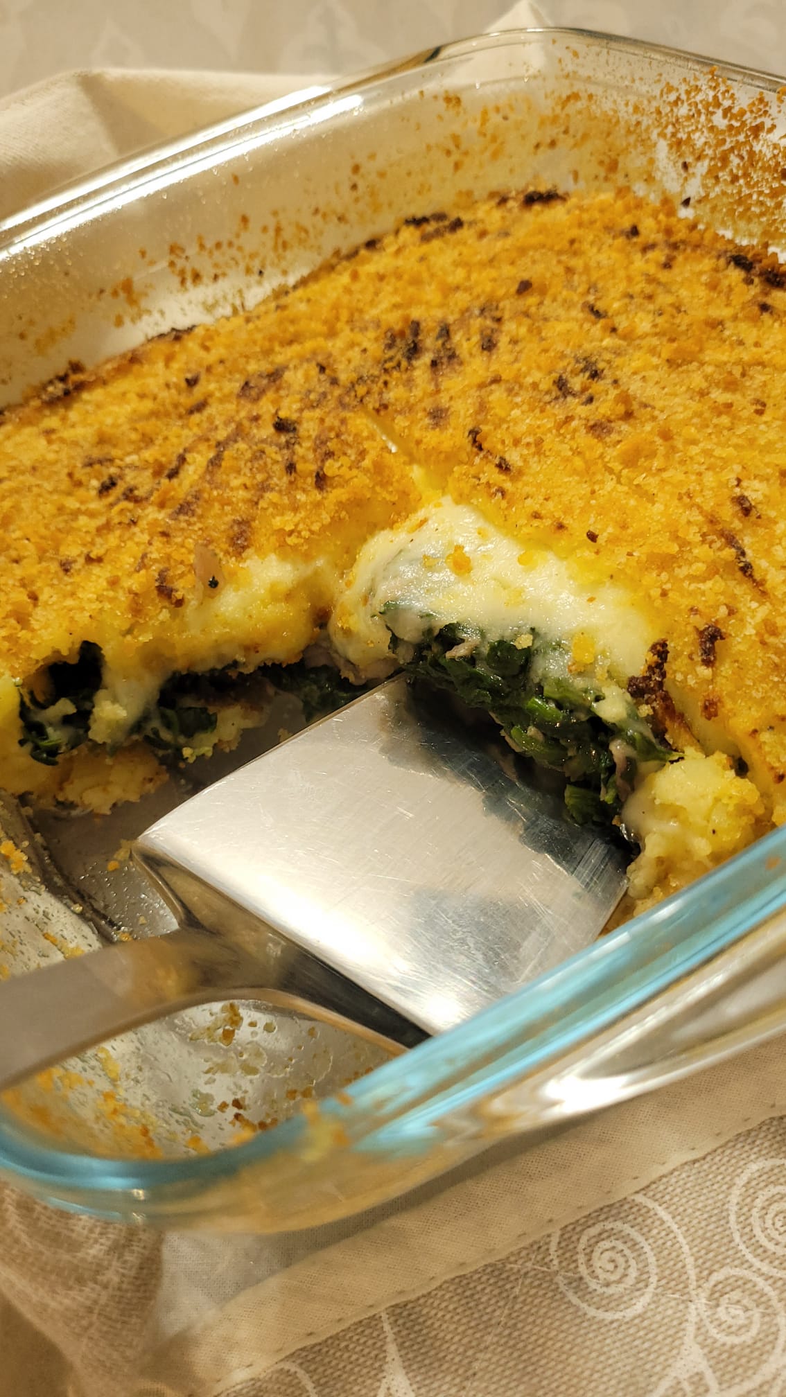 Sformato di Patate e Spinaci in Friggitrice ad Aria