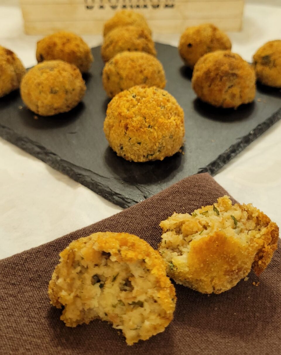 Polpette di pane in Friggitrice ad Aria