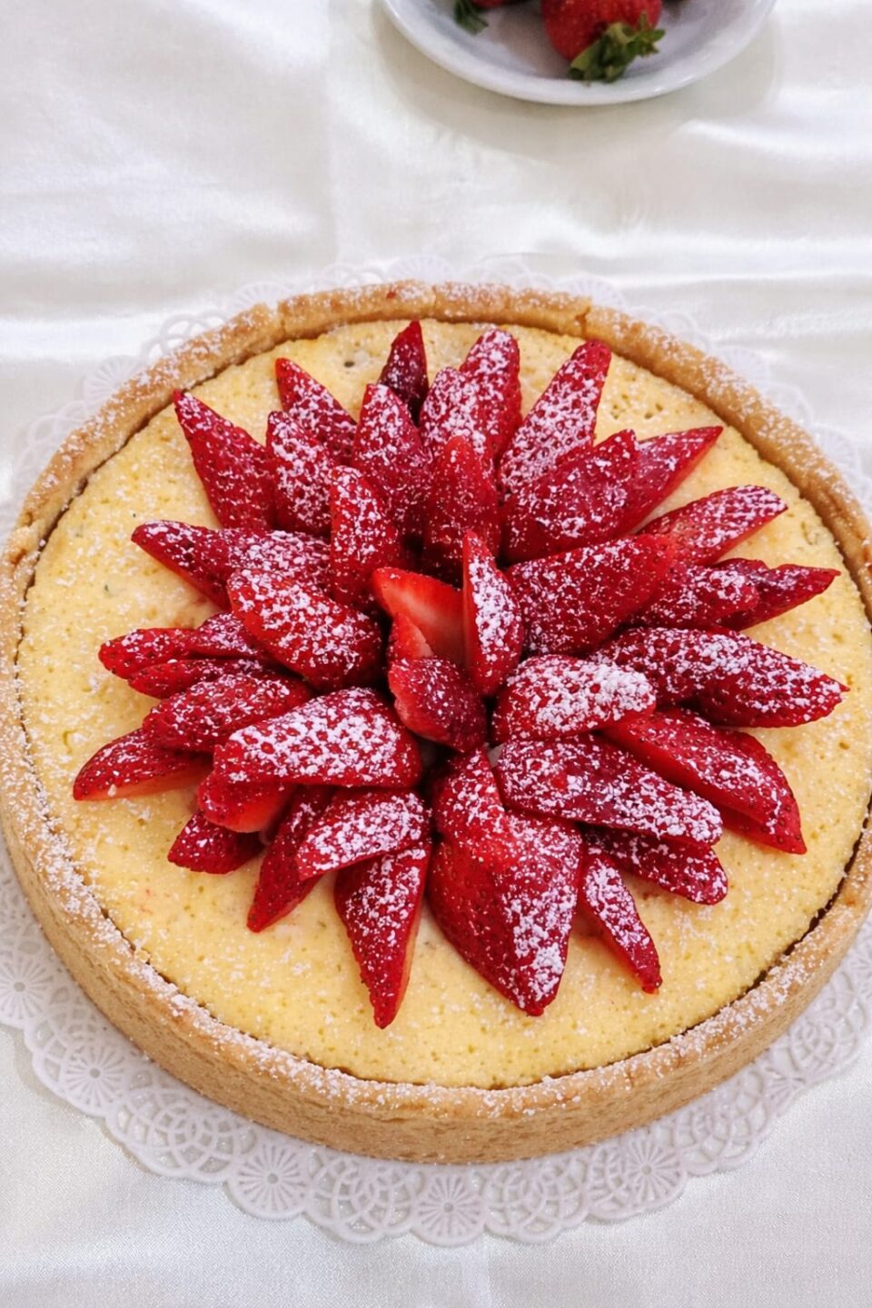 Crostata Cheesecake Ricotta e Fragole