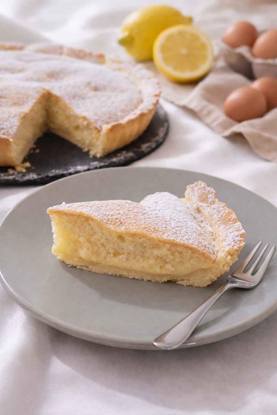 Torta con Crema al Limone in Friggitrice ad Aria