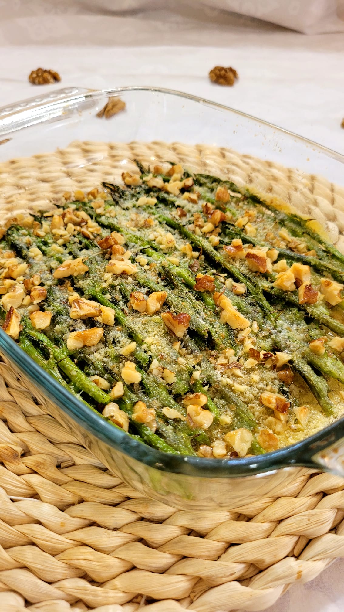 Asparagi Selvatici gratinati alle Noci