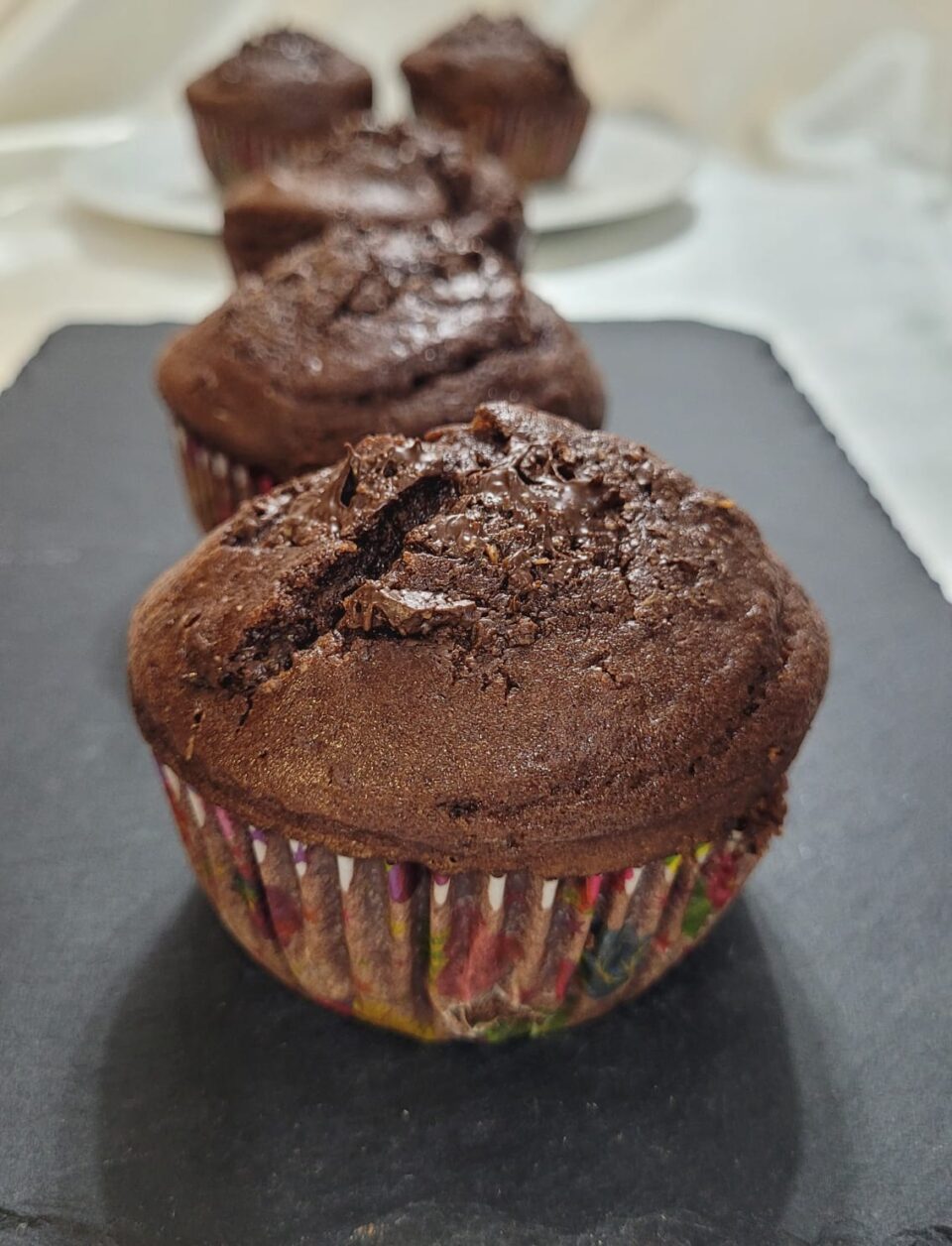 Muffin al Cacao e Cioccolato in friggitrice ad aria