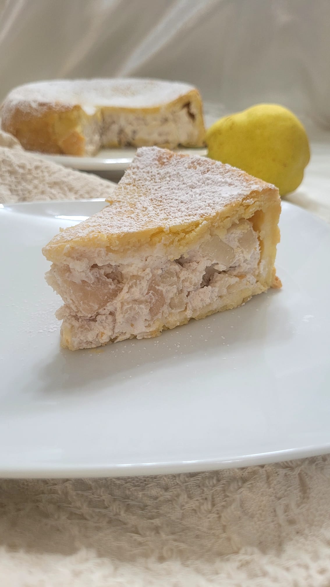 Crostata Ricotta e Pere in Friggitrice ad Aria