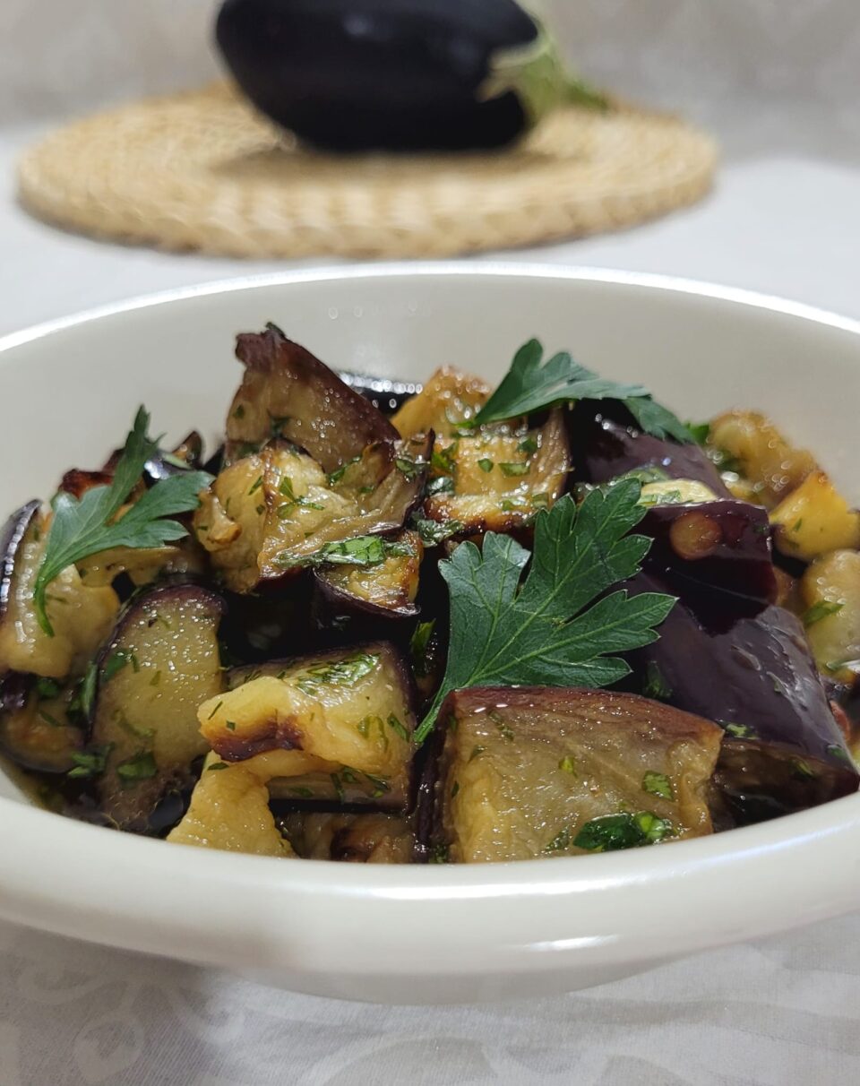 Melanzane in Agrodolce in Friggitrice ad Aria
