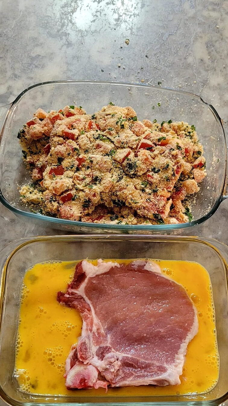 Cotolette impanate al pomodoro in Friggitrice ad aria