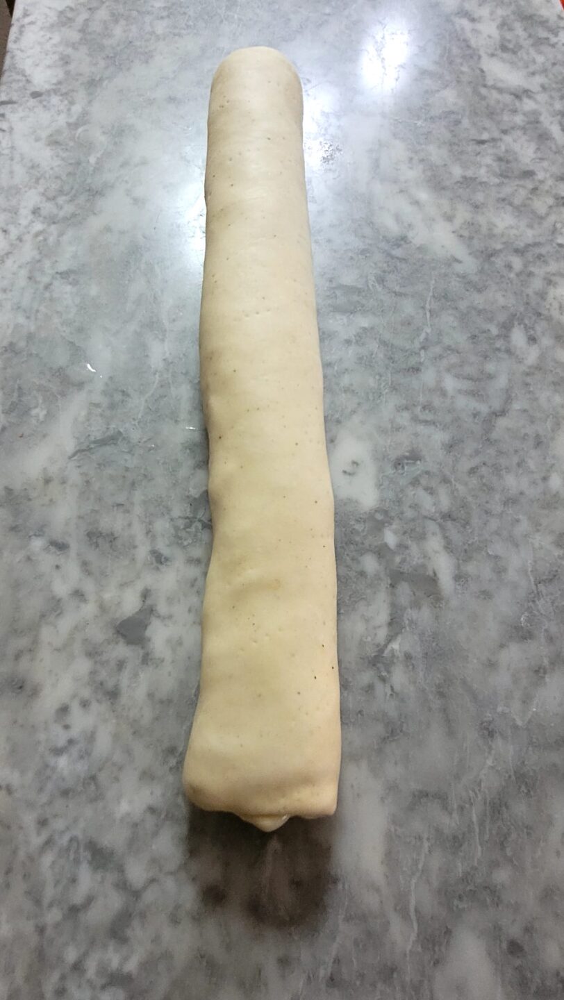 Ciambella arrotolata con tonno e peperoni in Friggitrice ad Aria