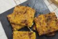 Schiacciata di zucchine in friggitrice ad aria ripiena di provola filante