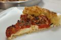 Torta salata con pomodori e caprino in friggitrice ad aria